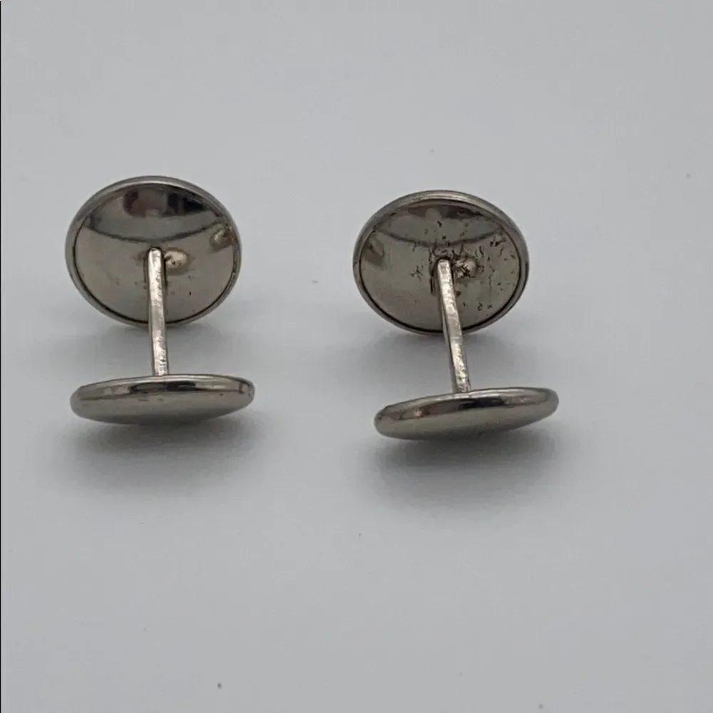 🍭6/$30 Vintage black rhinestone cuff links
